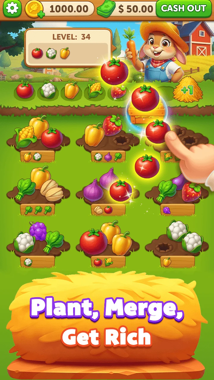 Munch Farm: Match Merge screenshot